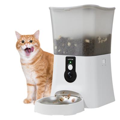 China Detachable and Washable App Remote Control Chip Mobile Phone Cat Smart Pet Feeder Wifi Auto Automatic Dog Pet Feeder with 5L for sale