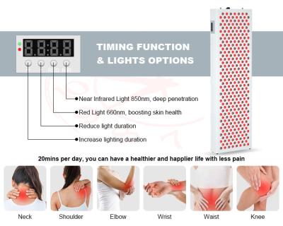 China High Power Red Light Therapy Panel Infrared 1000w Full Body For Heating 660nm 850nm for sale