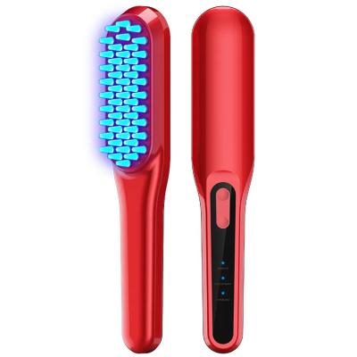 China Electric Therapy Anti Hair Loss Comb EMS Vibration Massager Comb Scalp Massage Comb For Head Care for sale