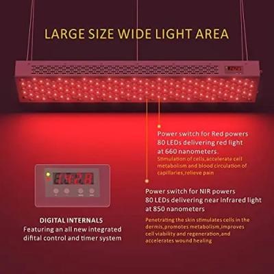 China Convenient Body Care 1000W Red Light Therapy Panel 50Hz-60Hz Frequency Range for sale