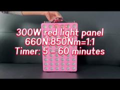 PMMA Cover 150w LED Red Light Therapy Machines 633 Nm 660 Nm