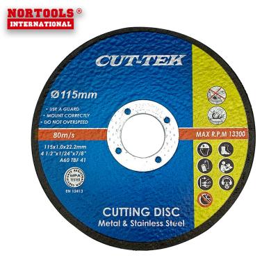 China Super Thin 115mm Super Thin Cutting Disc For Metal And Stainless Steel for sale