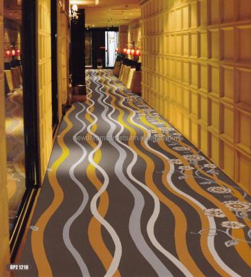 China Comfortable Jacquard Top Grade Fashion Design Hotel Corridor Axminster Carpet for sale