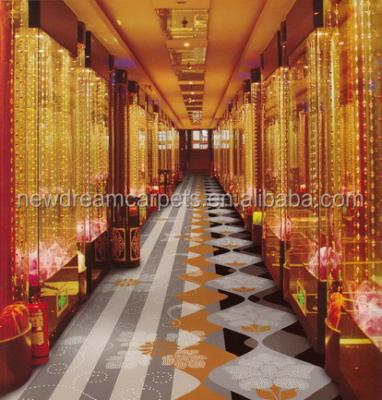 China Jacquard Hotel Equipment Wall To Wall 100% Nylon Print Carpet Hotel Carpet Desk Mat for sale