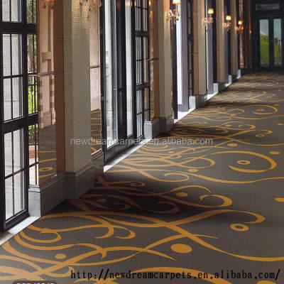 China Jacquard Wilton Corridor Carpet For Hotel High Quality Cut Pile Wool Carpet for sale