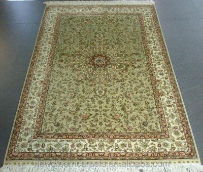 China Handknotted Good Quality Handmade Elegance Silk Carpet for sale