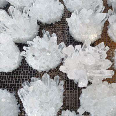 China Wholesale Natural High Quality Crystal White Crystal Cluster For Clear Rough Healing From China Druzy for sale