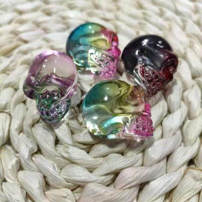 China China Hot Selling High Quality Natural Crystal Skulls Aura Crystal Quartz Skulls For Fengshui for sale