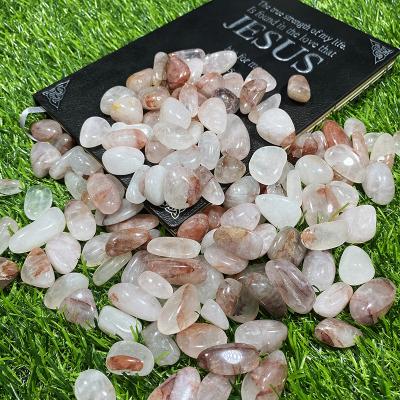 China Wholesale Natural Rough Stone Crystal Chips Healing Polished Red Hematoid Crystal Gravel from China for sale