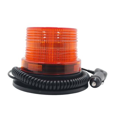 China Truck 10 110V 40 LED PCS IGNITION SWITCH STROBOSCOPE LED MAGNETIC RED BLUE AMBER WARNING LIGHT BEACON LIGHT for sale