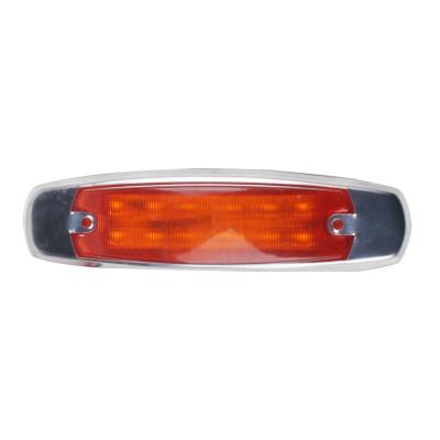 China PC Lens 12V 24V LED RED COLOR TRUCK SIGNAL INDICATOR AMBER BUS LED TRUCK MARKER TRUCK SIDE LIGHT SYSTEMS for sale