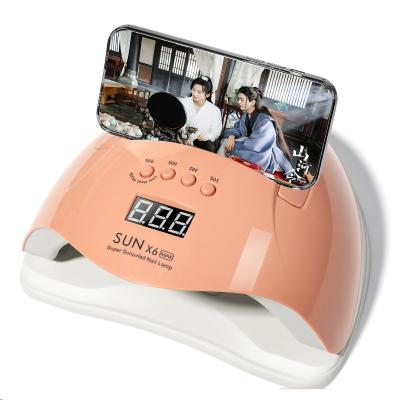 China With Phone Holder 2021 New Portable 120W Nail Dryer Gel Lamp With Phone Holder Nail UV Lamp UV Led Lamp For Manicure for sale