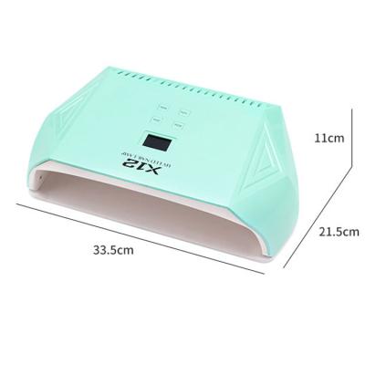 China Large Space For 2 Hands 128W Faster Cure Rechargeable Nail Lamp Led Nail Lamp Private Label Led Nail Lamp for sale