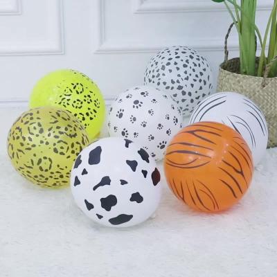 China Striped Jungle Latex Balloon Kids Party Decoration Balloon Gift Toy 12