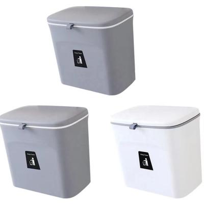 China Sustainable Wholesale Container Household Plastic Mini Trash Can Kitchen Waste for sale