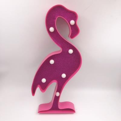 China Modern Animal Night Lamp 3D Mini Flamingo LED Night Light Led Night Light Shaped Animal Light Table Lamp for sale