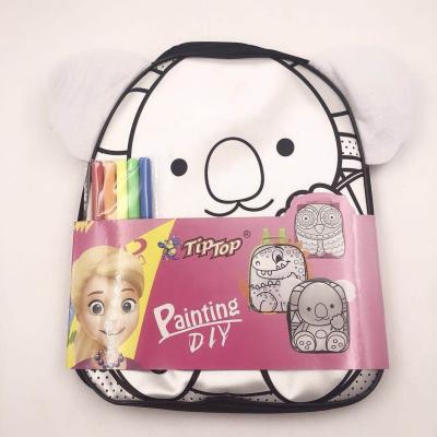 China Children's DIY Amazon Educational Doodle Backpack DIY Success Drawing Toys for sale