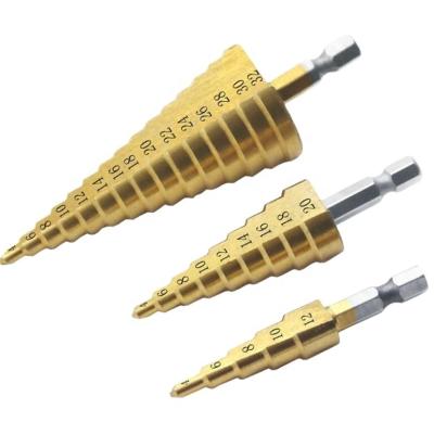 China High Quality Hss 3pcs HSS Step Drill Bit Set for sale