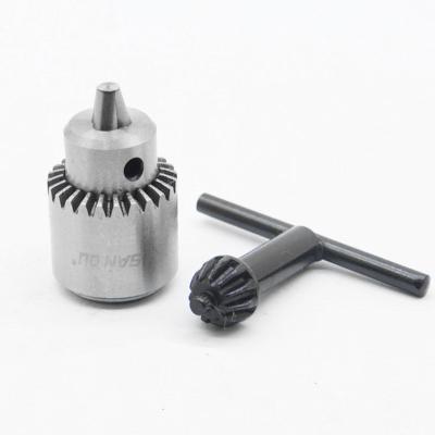 China 0.3-4mm JT0 Locked Mini Drill Chuck Mount With Key 0.3mm~4mm for sale