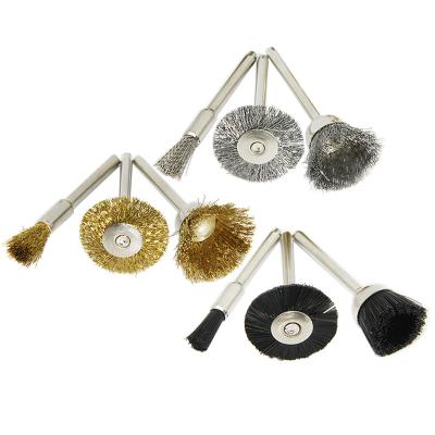 China TASP POLISHING Brushes 9PC Mini Drill Rotary Tool Metal Wheels Working Accessories for sale