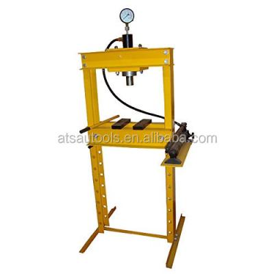 China 12 Ton Hydraulic Shop Press With Gauge Manual Operated , CE Approved 1340*220*220mm for sale