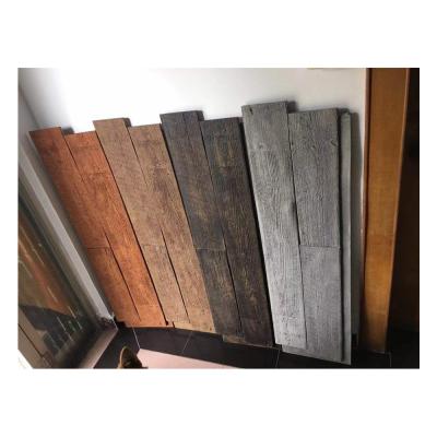 China PU Modern Exterior Wood Panels Stone Wall Tiles for sale