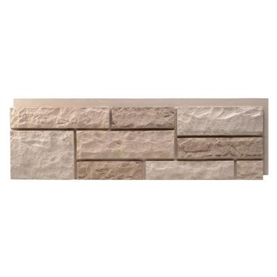 China Modern Exterior Stone PU Panels Wall Cladding Tile for sale