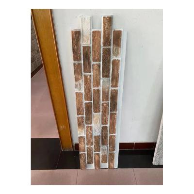 China Old Modern Used Brick Wall Veneer PU Panel Tile for sale