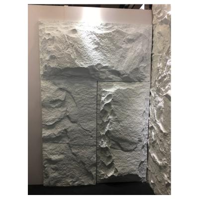 China Modern Large Size 750x1500mm Polyurethane Stone Wall Panel Veneer for sale