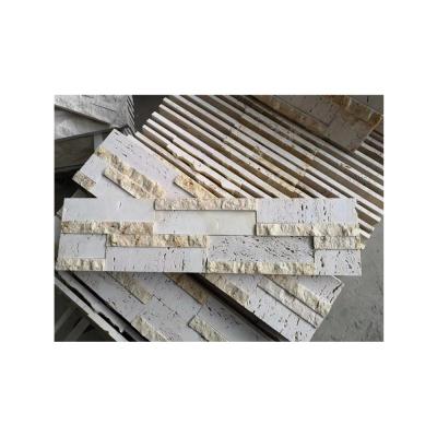 China Modern Beige Marble Travertine Stone Wall Tile for sale