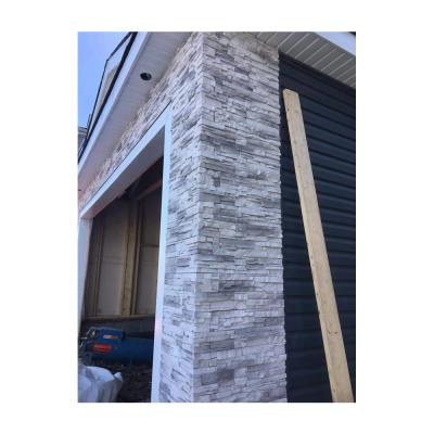 China Canada Modern Faux Stone Veneer Outdoor Culture Stone Tile Cladding Wall Panels for sale