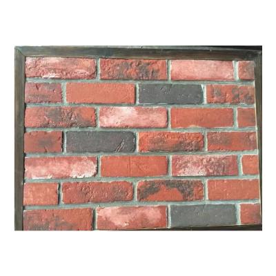 China EUROPEAN Thin Wall Brick Veneer Red Color Exterior Panel Brick Tile for sale