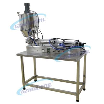 China Beverage Body Cream Filling Machine, Heated Hopper Filling Machine, Filling Machine With Mixer for sale