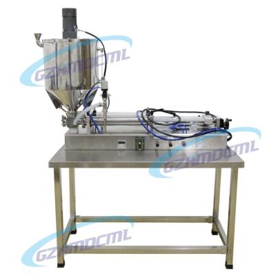 China Beverage filling machine with heater and mixer, heated hopper filling machine, mixing hopper filling machine for sale