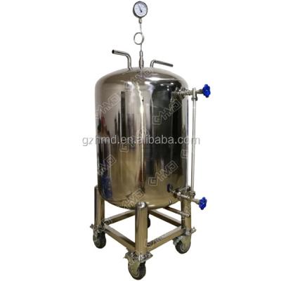 China Factory Sterile Stainless Steel Chemical Storage Tank With Level Ruler for sale