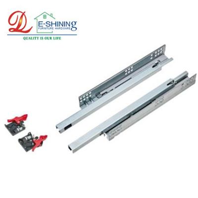 China AODELI Industrial Soft Close Full Extension Undermount Drawer Slide Hidden Drawer Slide Cheap Drawer Slide for sale