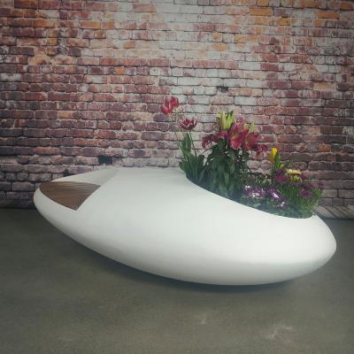 China Durable Modern European Style Metal Furniture Stainless Steel Or Iron Cobblestone Egg Chair Statue For Home Or Garden Decoration for sale