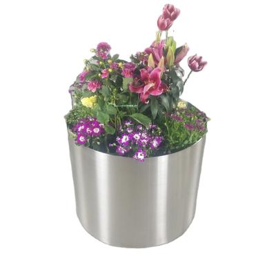 China Outdoor or indoor pastoral custom metal stainless steel flower planters great for home or garden use for sale