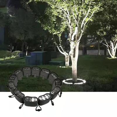 China LANDSCAPE Light Fixtures 6pcs UPdown 12W Outdoor Warm White Ring Lights For Tree Lighting for sale