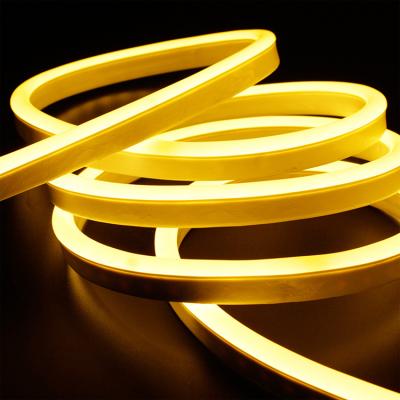 China LANDSCAPE IP65 SMD2835 126LEDS 11W DC24V Single Color 160degree Flexible Neon Strip Lights for sale