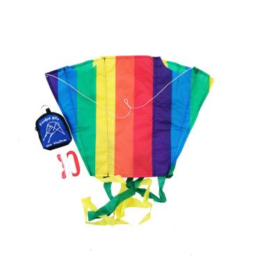 China China Hot Selling High Quality Rainbow Color Polyester Taffeta Sled Kite for sale