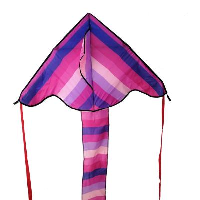 China Silk Printing Customized All Kinds Child Delta Adult Multicolor Polyester Taffeta Purple Kite for sale