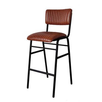 China Modern Umpire Chair For Counter Bar Table Breakfast Wrought Iron Chairs For Bar Retro Vintage Bar Stool High Chair for sale