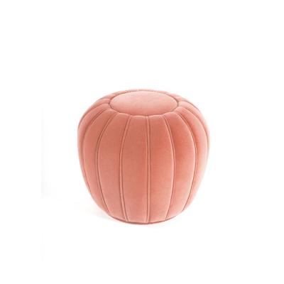 China stool home & Modern Ottoman Velvet Home Fabric Living Room Furniture Round Stool Stool for sale