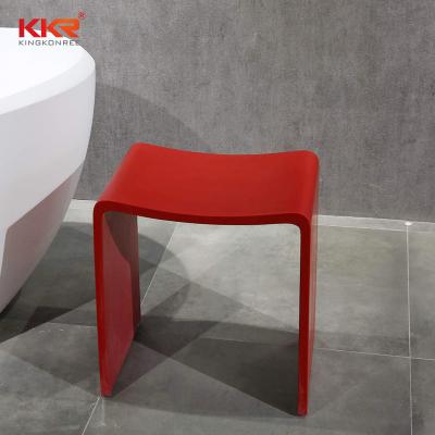 China Customize Bathroom Sneak Solid Outdoor Stool Shower Stool Stone Chair for sale