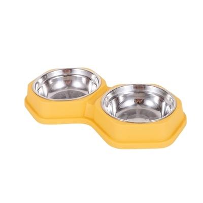 China China Professional Manufacture Sustainable Pet Supplies Anti Tipping Feeding Dog Double Stainless Steel Bowl for sale