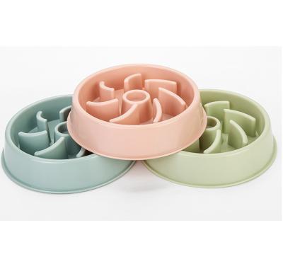 China Various Good Quality Sustainable Pet Bowl Slow Feeder Fun Feeder Prevent Bloating Dog Pet Food Feeding Bowl for sale