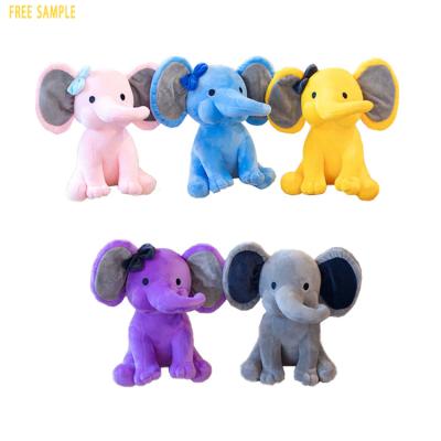 China Children Accompany CE ASNZS Report 25cm Elephant Plush Toys Soft Stuffed Children Toys Relieve Baby Stuffed Toys for sale