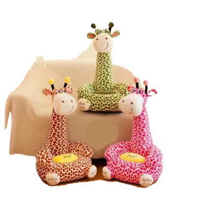 China Decoration& Cheap Gifts Chair Kids Baby Plush Animal Sofa Chair Giraffe Elephant Sofa for sale