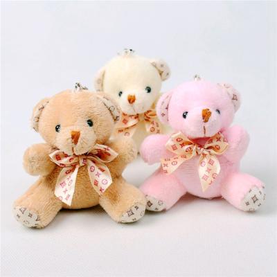 China Promotion & 2021 wholesale custom cheap gifts factory key chain mini teddy bear plush toy made in china for sale